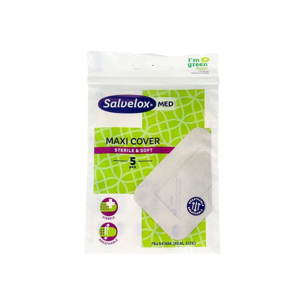 Salvelox Maxi Cover Esteril 5U 76X54Mm