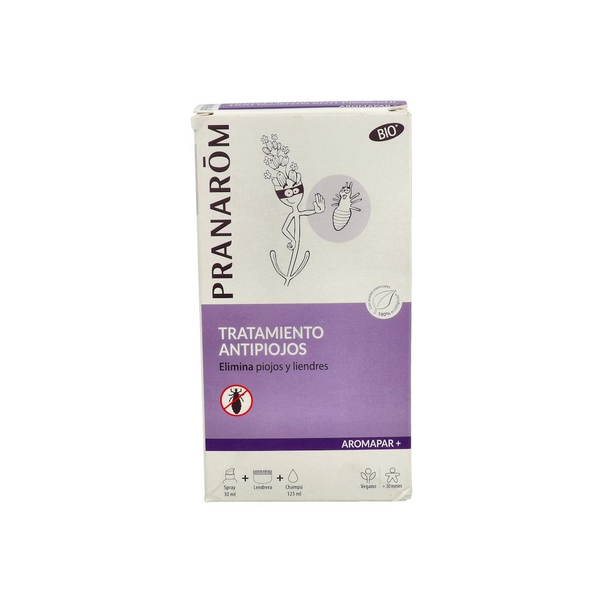 Pranarom Aromapar Duo Spray Antipiojos Bio...