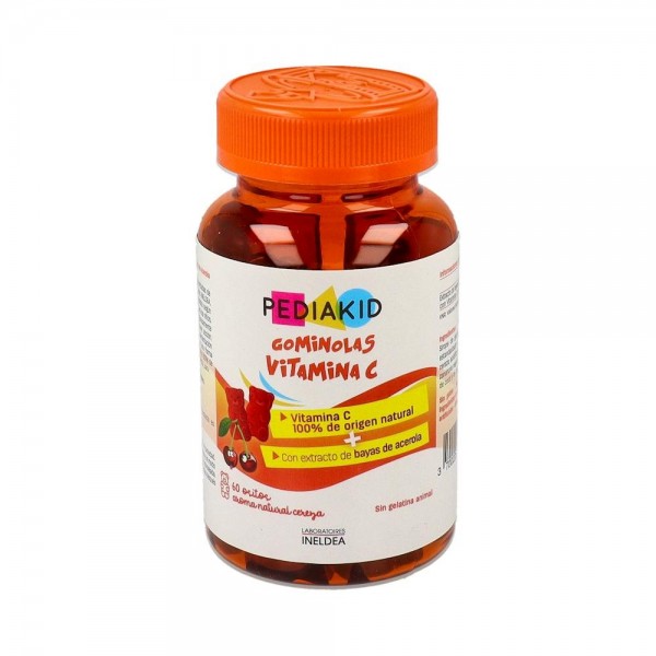Pediakid Ositos Vitamina C Sabor Cereza 60 Gominolas