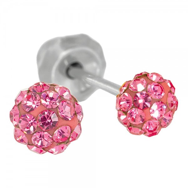 Pendiente Prim Inv 588C Ace-Bola Rosa 4 Mm 2 U
