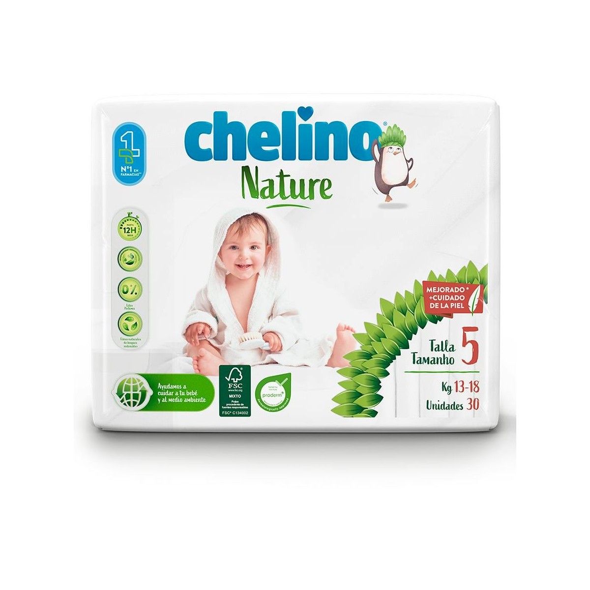 Chelino Nature T-5. De 13 A 18 Kg. Bsa. 30 U.