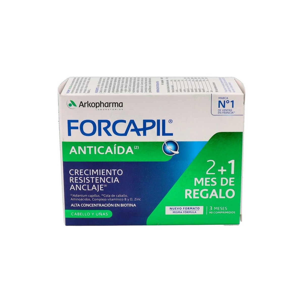 Forcapil Anti-Caida Del Cabello 2+1 Mes Gratis...