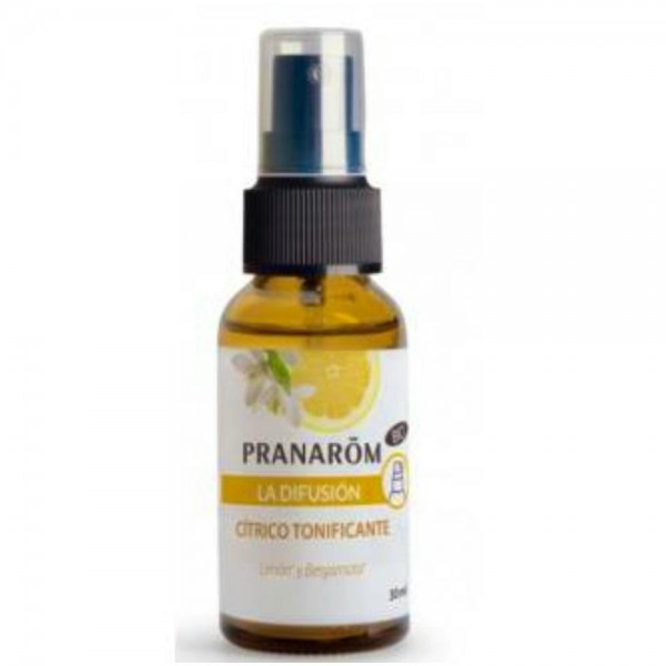 Pranarom Difusion Spray Citrico Tonificante Bio (Eco) 30 Ml