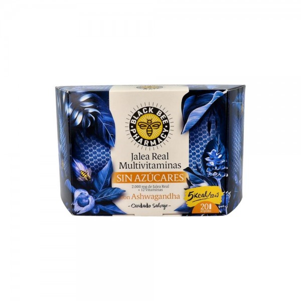 Black Bee Jalea Real Multivitaminas S/Azucar 20 Amp