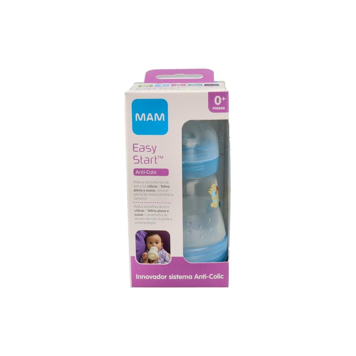 Biberon Mam Anti-Colic 160 Ml - Azul