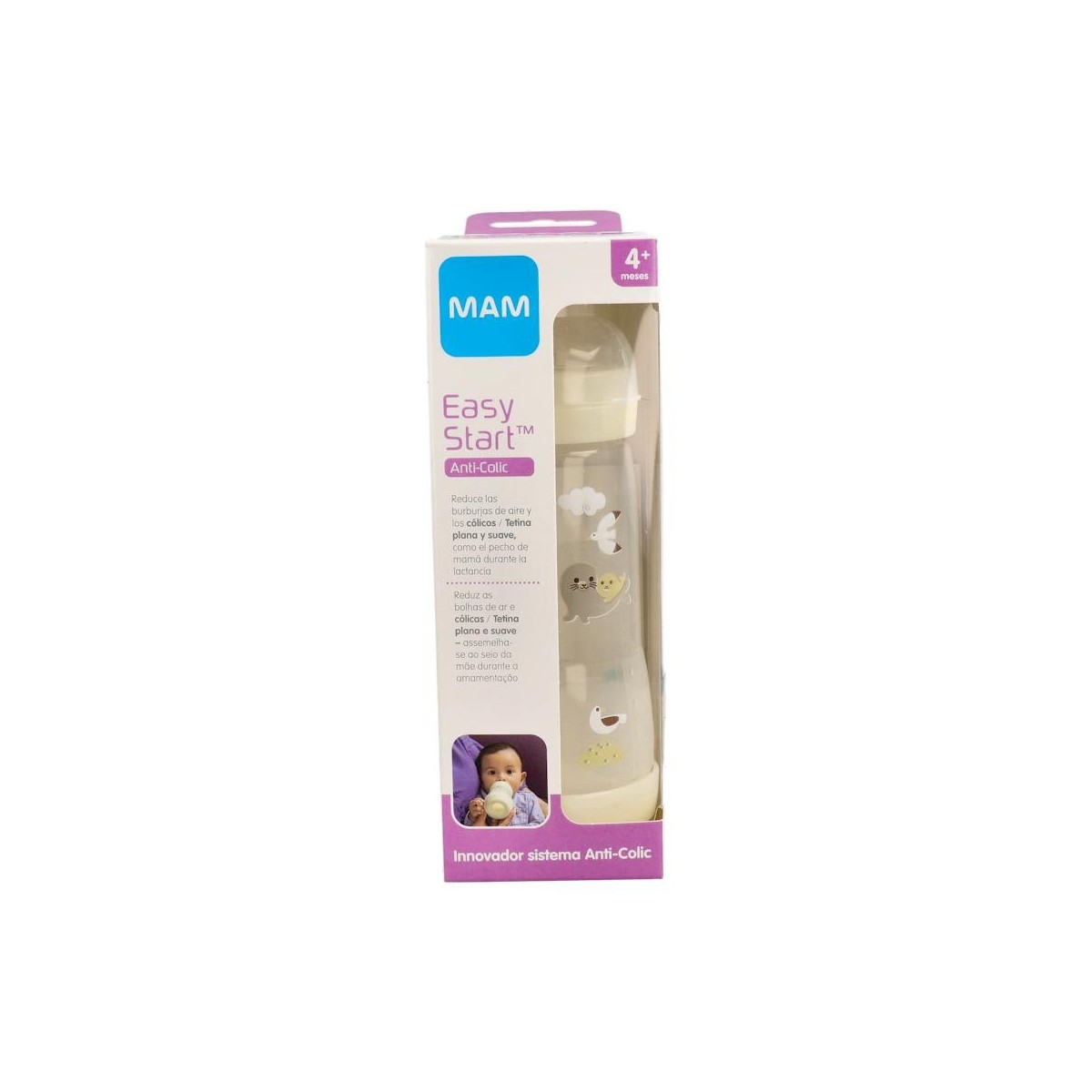 Biberon Mam Anti-Colic 320 Ml - Neutro