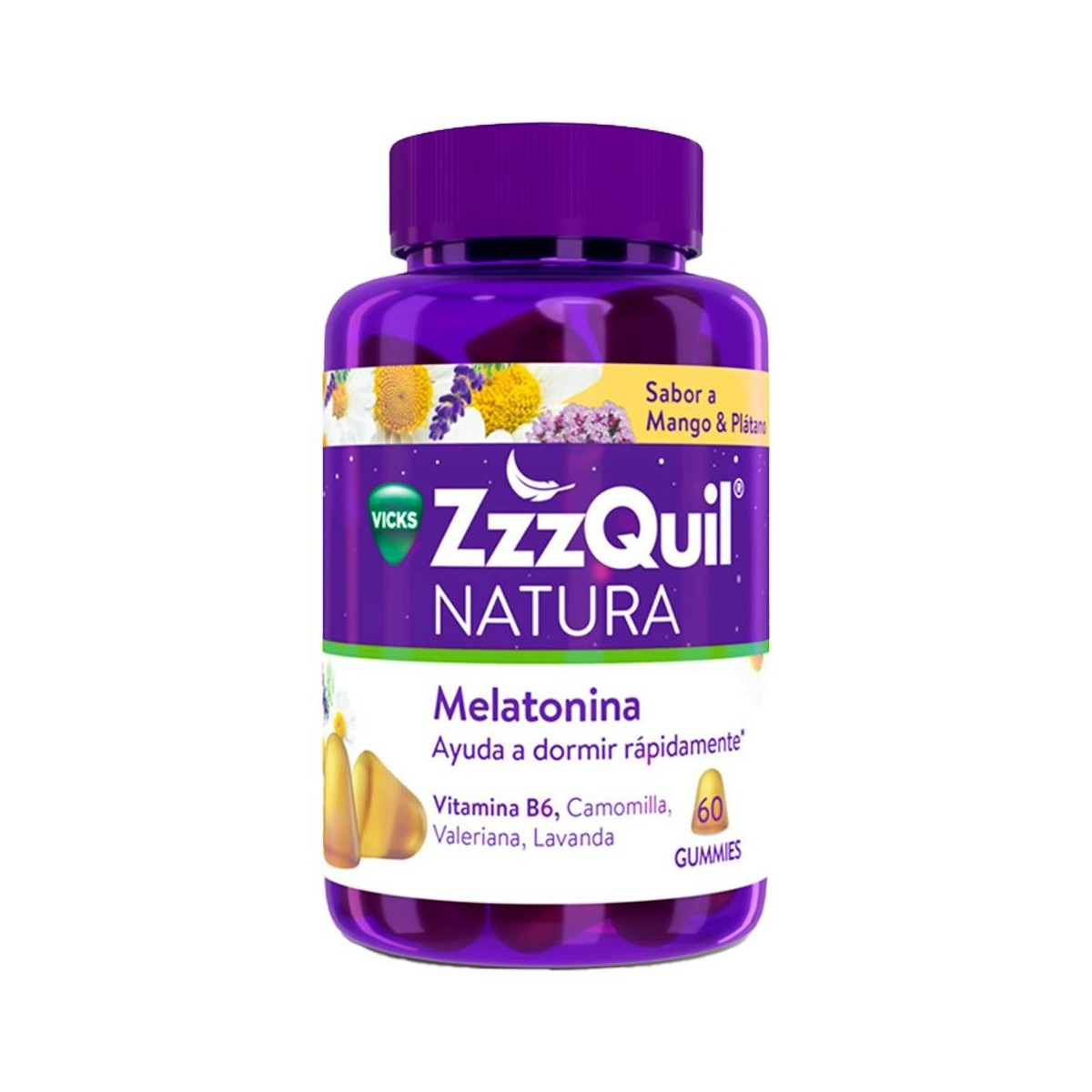 Zzzquil Melatonina Mango & Platano 60 Gominolas