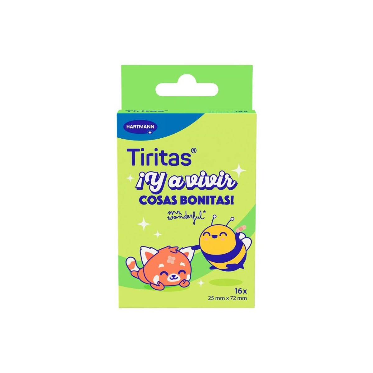 Tiritas Mr. Wonderful Aposito Adhesivo 16 U 72...