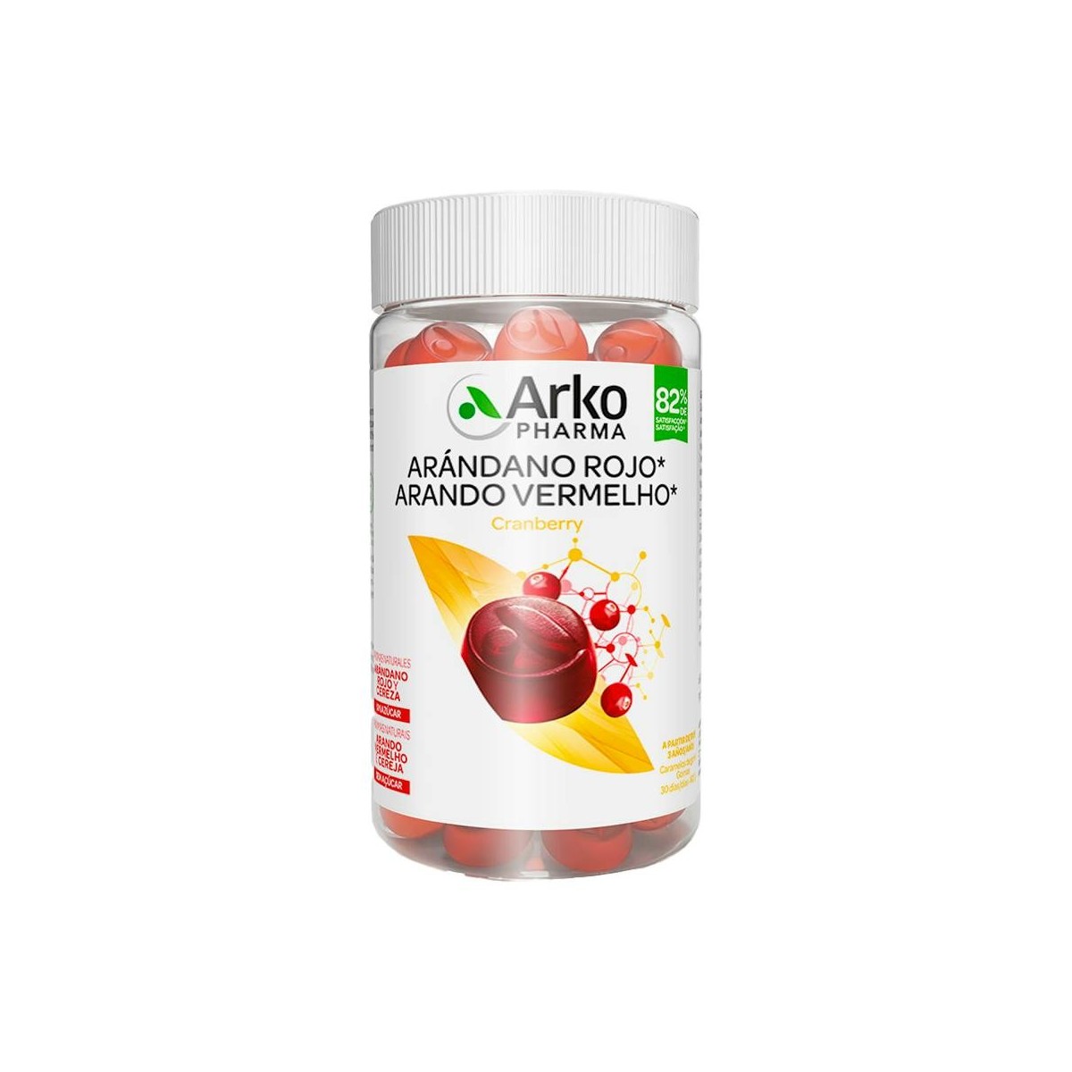 Arkogummies Arándano Rojo 60 Caramelos de Goma...