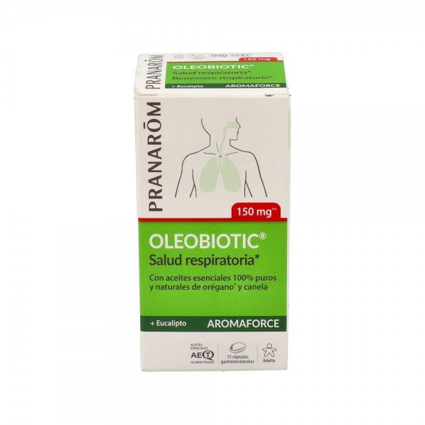 Pranarom Oleobiotic 15 Capsulas