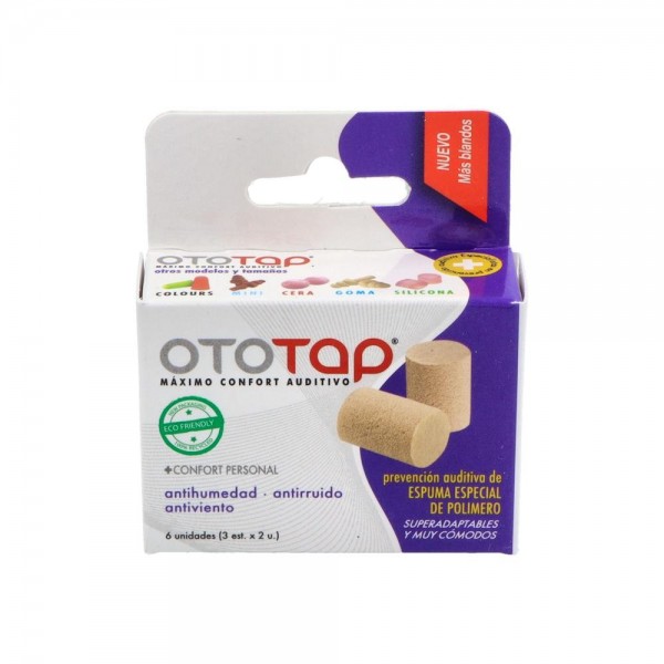 Tapon Oido Espuma Oto-Tap 6 Unid