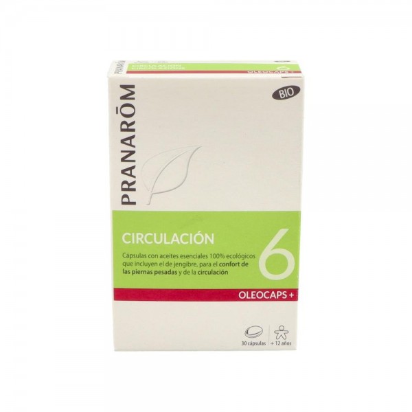 Pranarom Oleocaps Bio 6 Circulacion 30 Cap