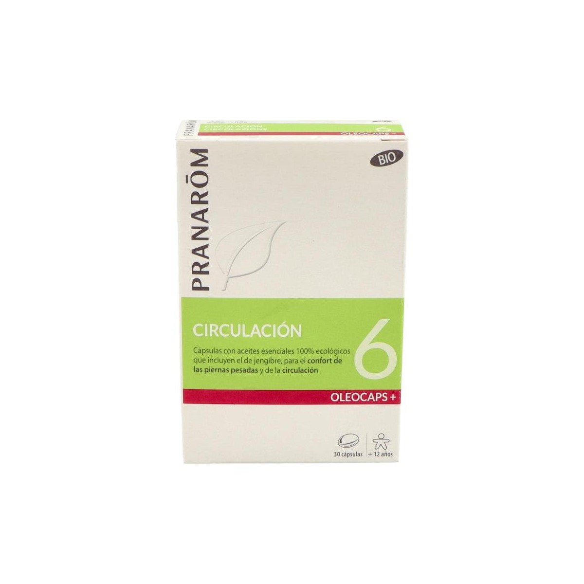Pranarom Oleocaps Bio 6 Circulacion 30 Cap