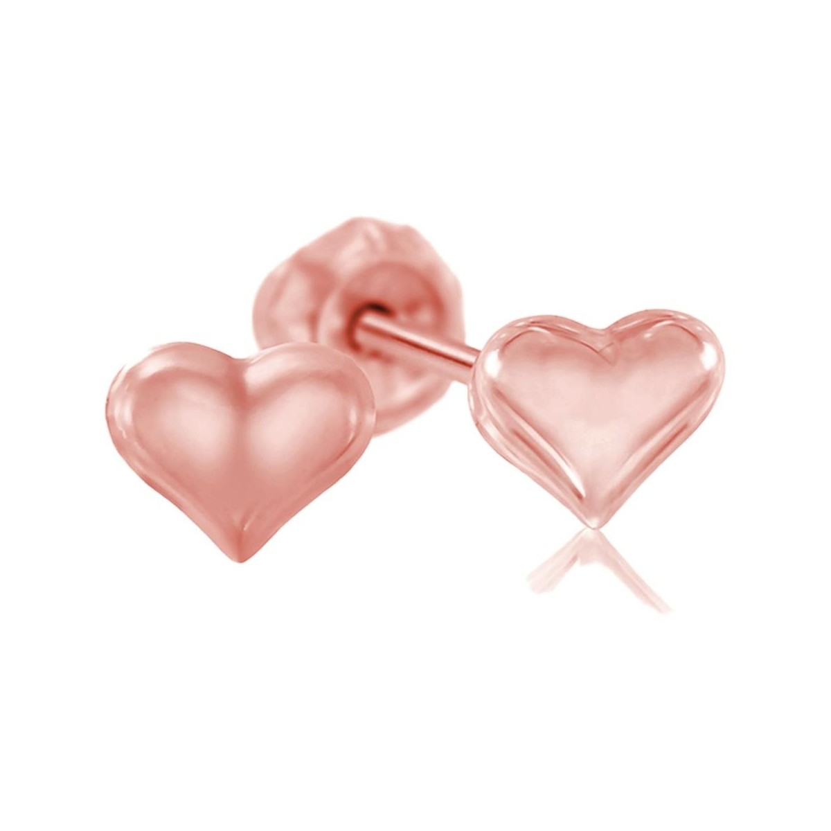 Prim Pendiente Inv 24K 903C1-R Corazon Rosa...