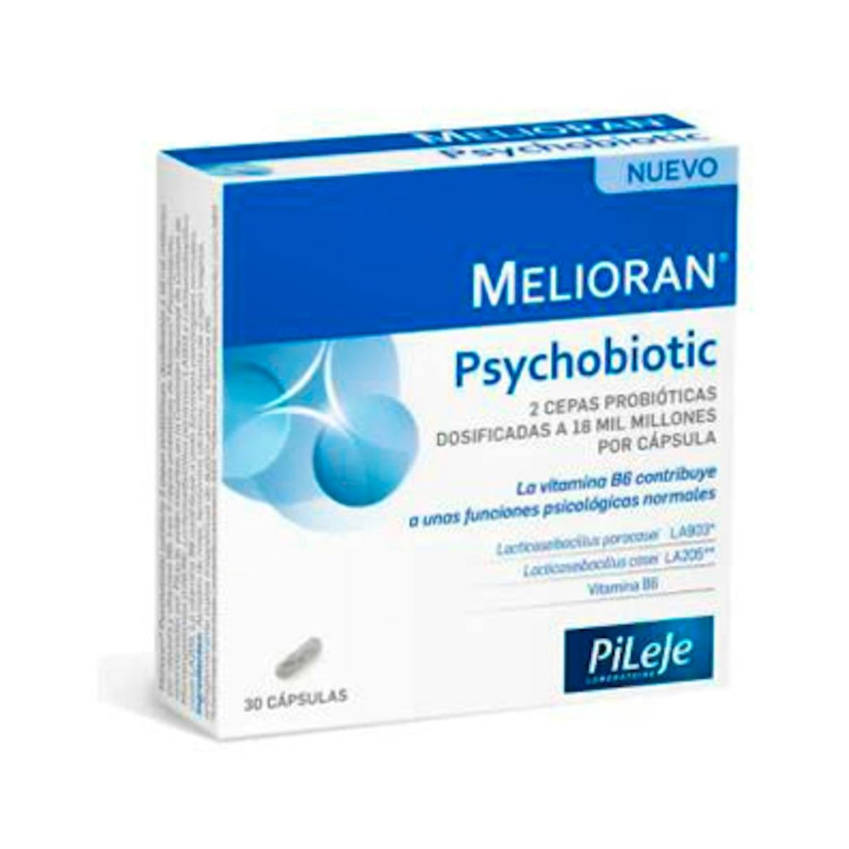 Pileje Melioran Psychobiotic 30 Caps