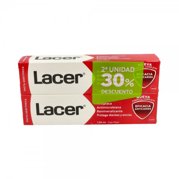 Lacer Pasta Dental Duplo 2 X 125 Ml