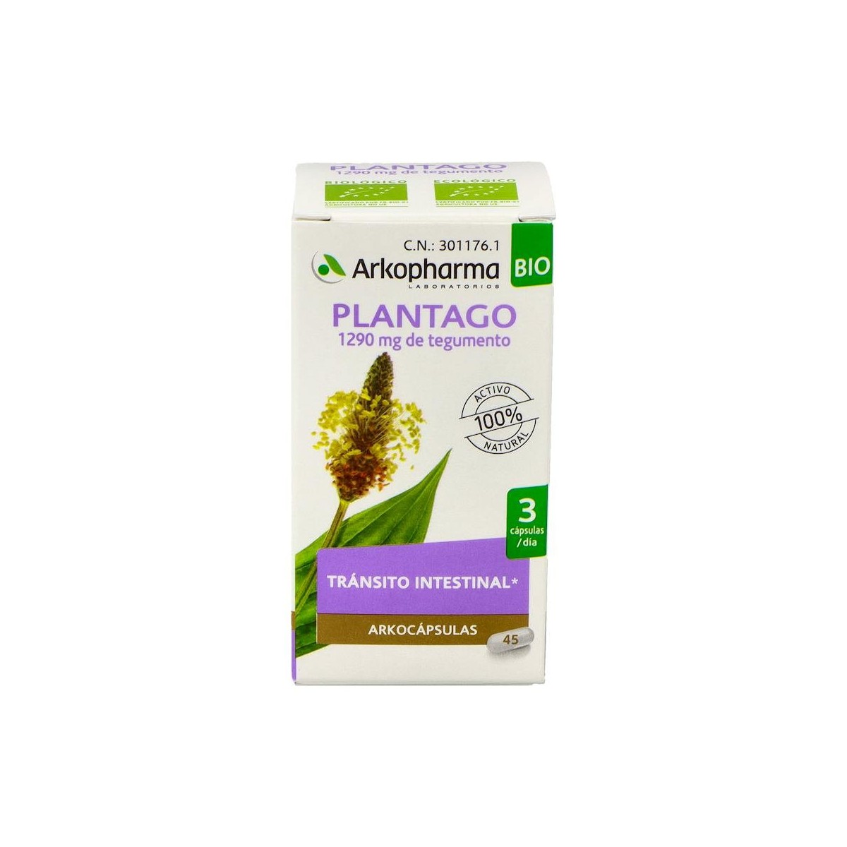 Arkocapsulas Plantago 48 Caps