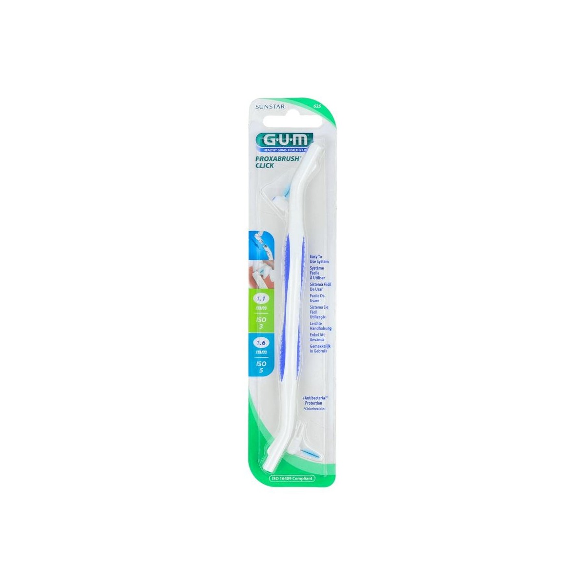 Cepillo Interdental Gum Pr Cl Co-Ci 625 2 U