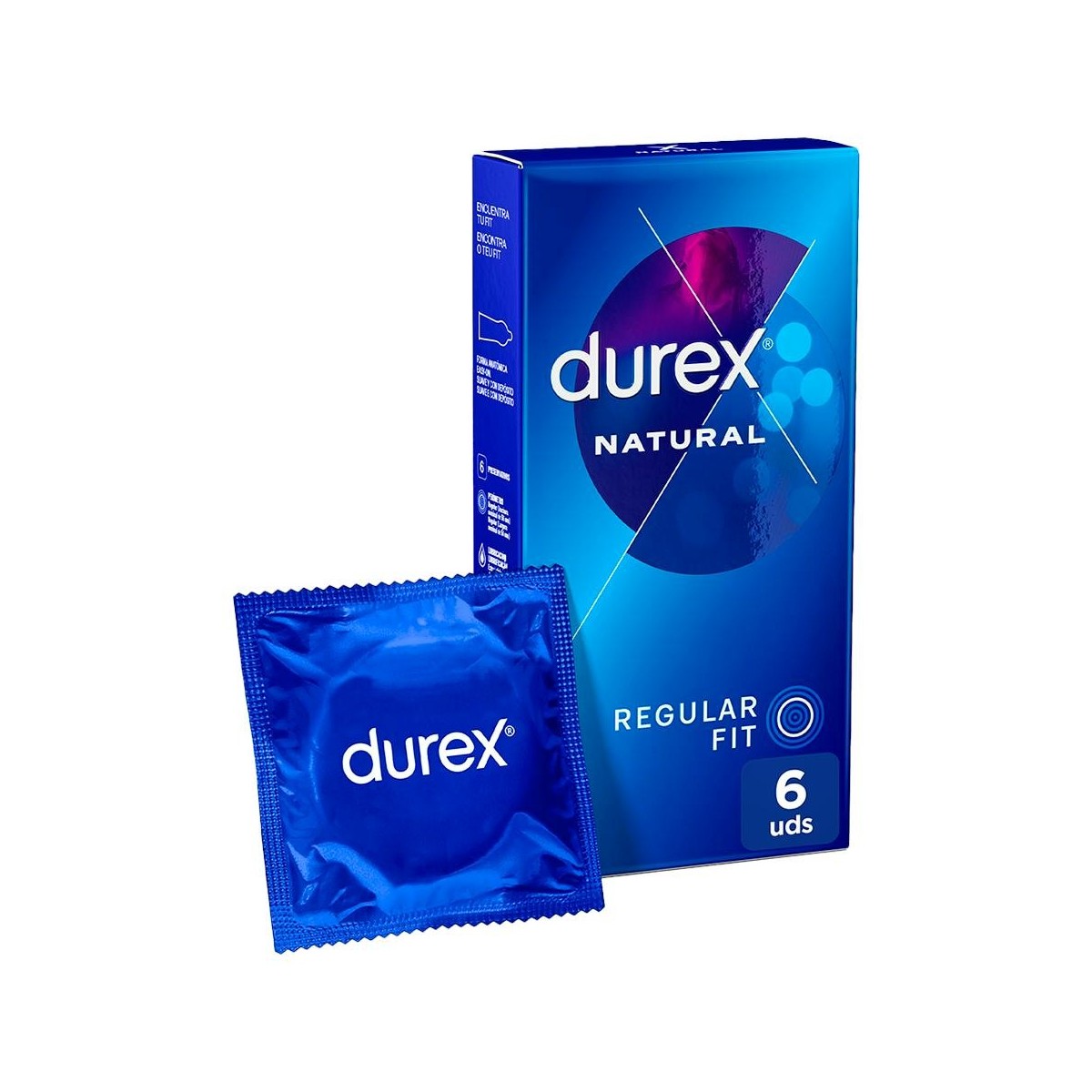 Durex Natural Plus Extralubricado Easy On 6 U