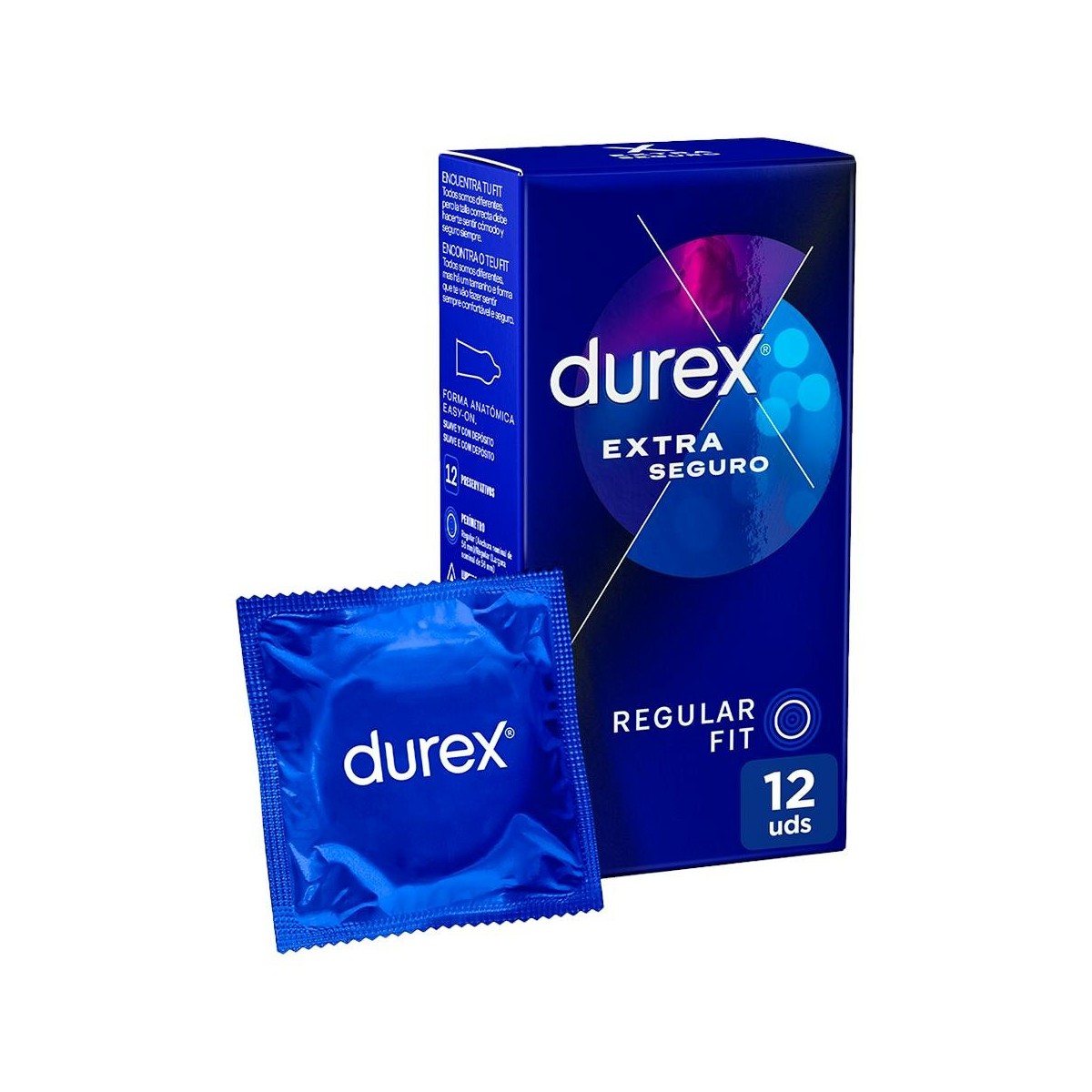 Durex Extra Seguro Easy On 12 Ud