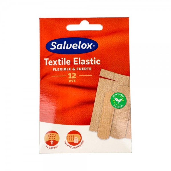 Tiritas Salvelox Texti Elast Surtidas 12 U 3 Tam
