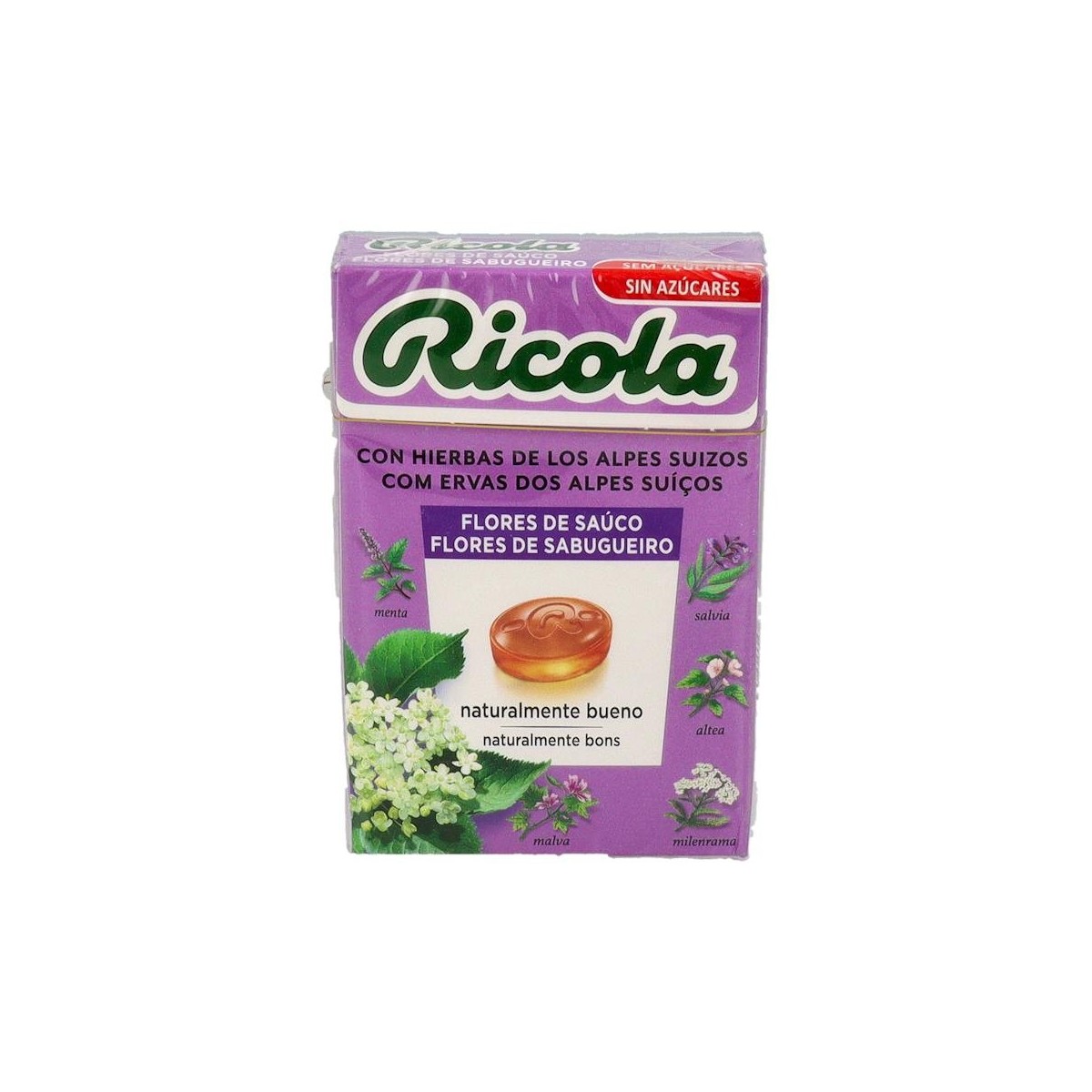 Ricola Caram S/A Flor Sauco 50 G