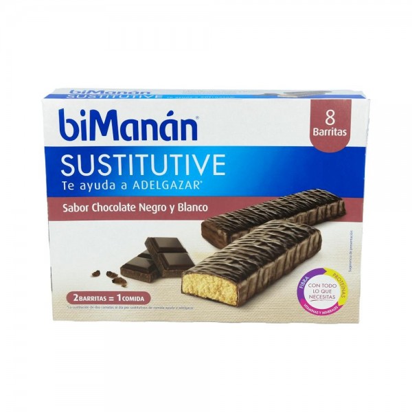 Bimanan Sustitutive Barr Choco Negro&Blanc 8 U