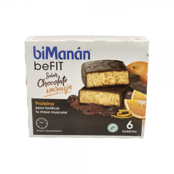 Bimanan Pro Barr Choco Naranja 6Unid
