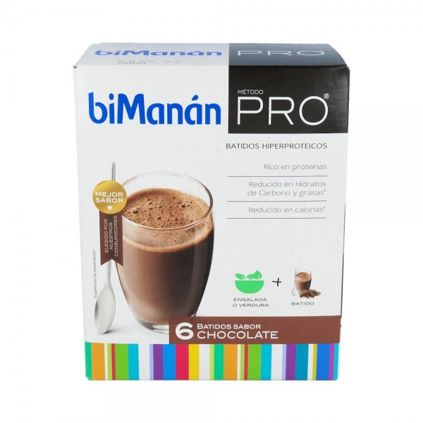 Bimanan Pro Batido De Chocolate 6Unid