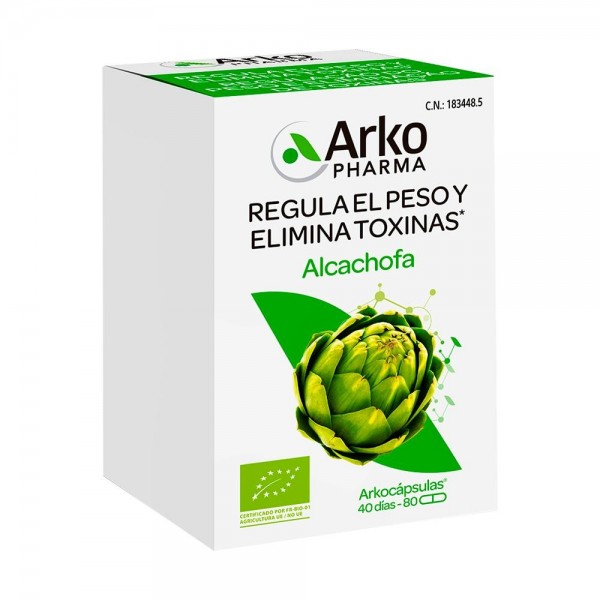 Arkocápsulas Alcachofa BIO 80 Cápsulas Arkopharma