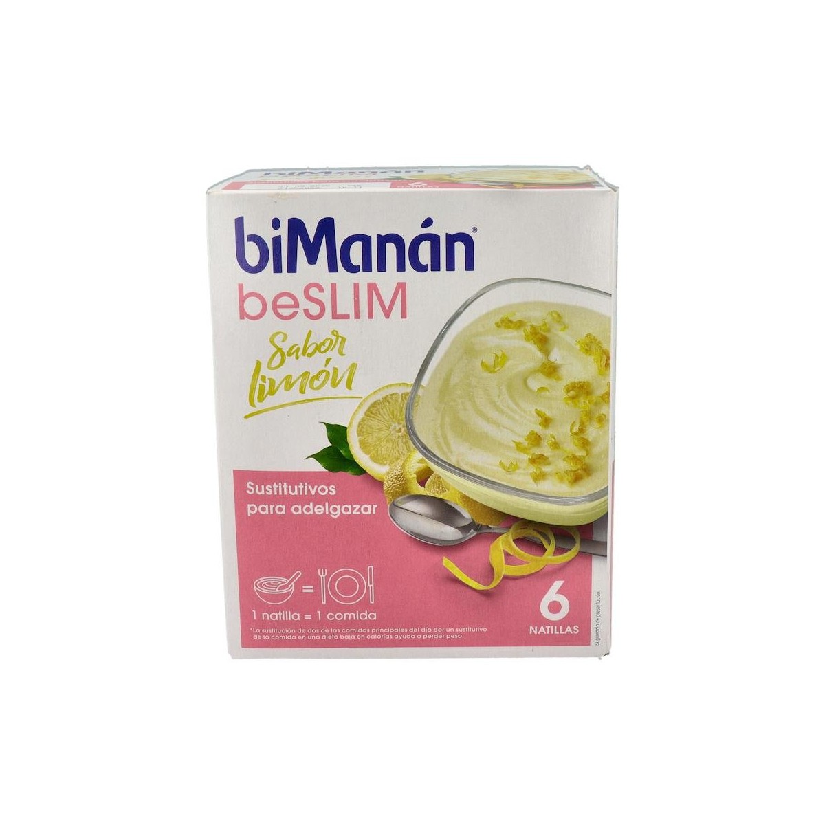 Bimanan Natillas Limon 50 G 6 Sobres