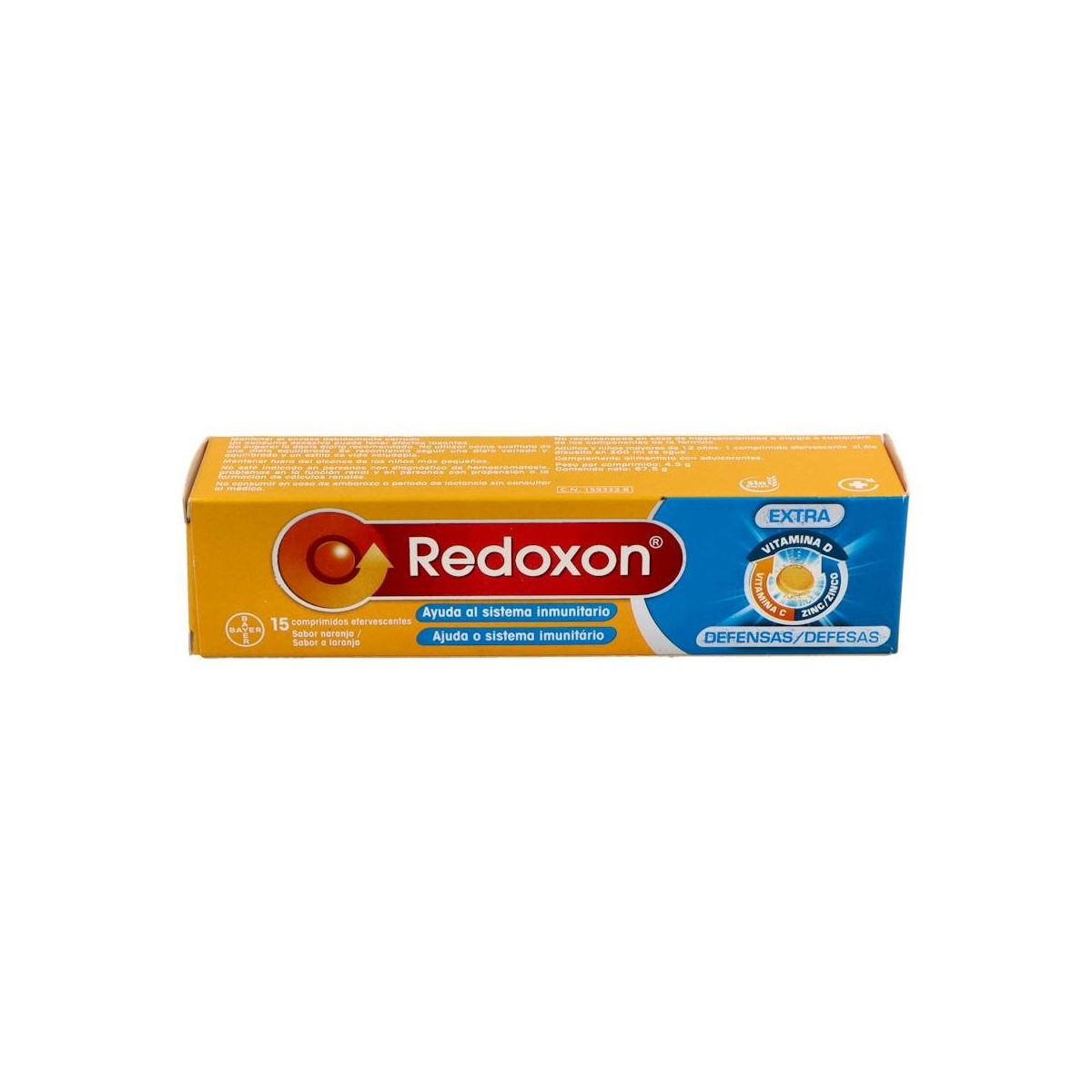 Redoxon Extra Defensas Vit C + Zinc 15 Comp...