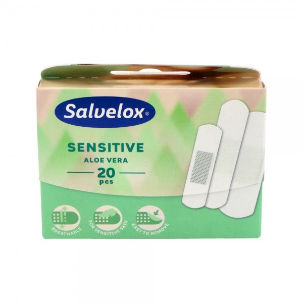Tiritas Salvelox Sensi 634256 Aloe Vera 20 U Surt