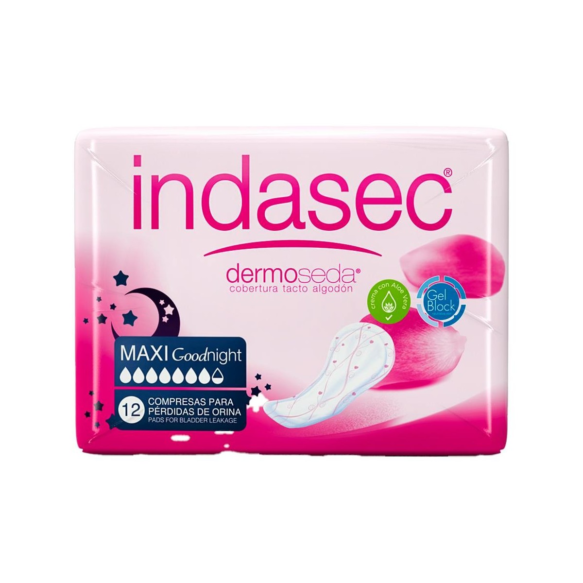 Indasec Dermoseda Maxi Good Night Bolsa 12...