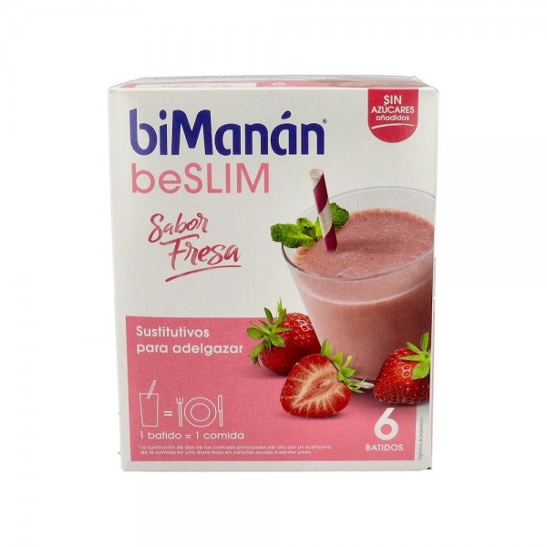 Bimanan Batido De Fresa 6 Sobres