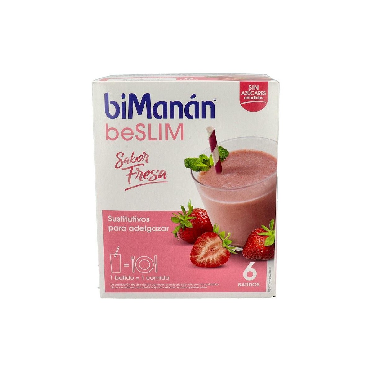 Bimanan Batido De Fresa 6 Sobres