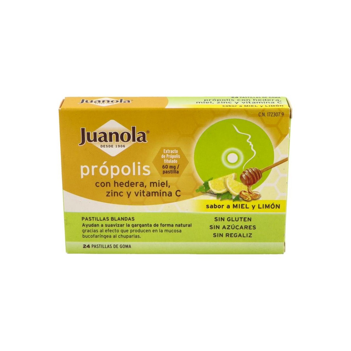 Past Juanola Propolis Hedera Miel Zinc Vit C 24...
