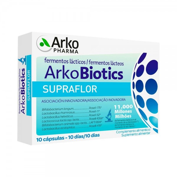 Arkobiotics Supraflor Adultos 10 Cápsulas Arkopharma