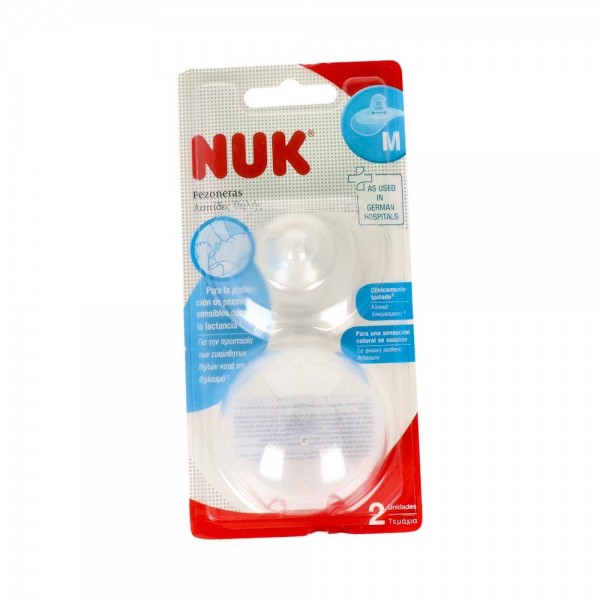 Pezonera Nuk Redonda Silicona 2 Un