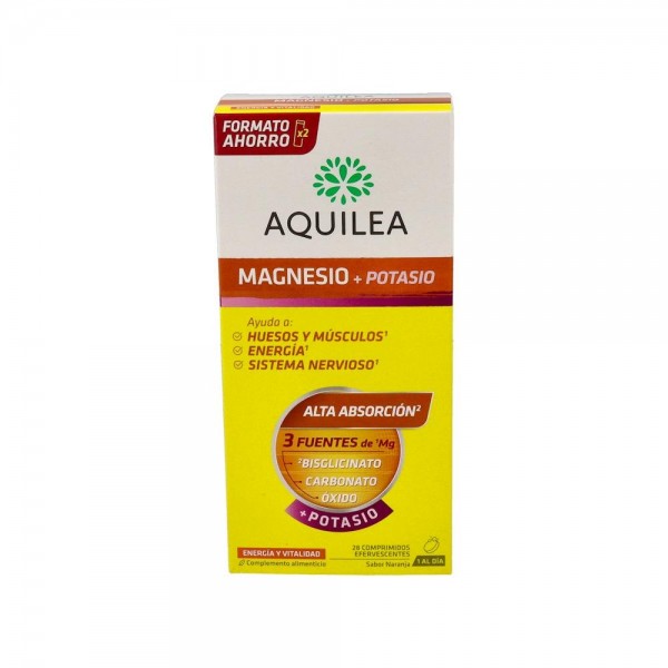 Aquilea Magnesio+ Potasio Duplo 28 Comp Eferv