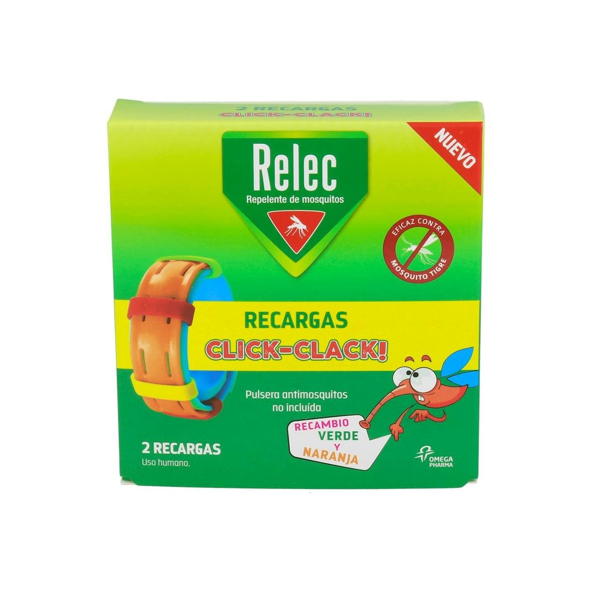 Relec Recam Pulsera Mosq Click-Clack 2 Un Inf