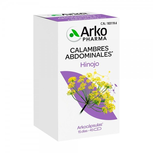 Arkocápsulas Hinojo 45 Cápsulas Arkopharma