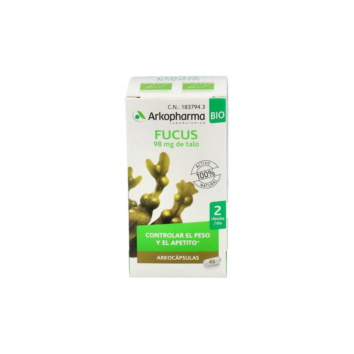 Arkocapsulas Fucus 45 Caps.