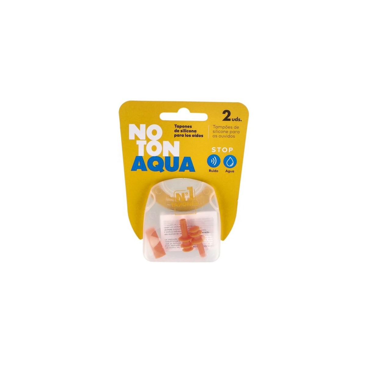 Tapon Oido Sili Noton P/Agua Ad 2U