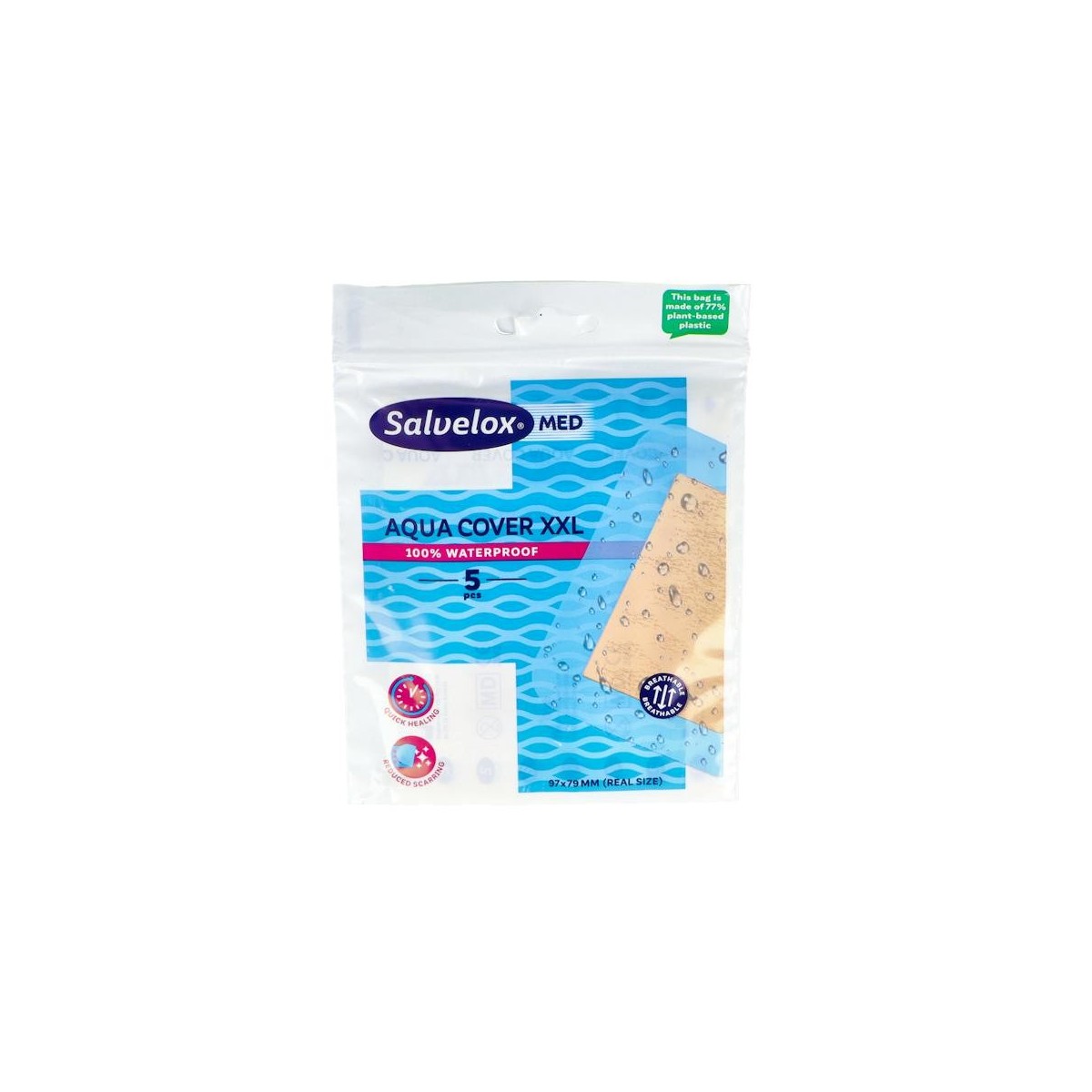 Salvelox Med Aqua Cover Est 5 Un 97X79 Mm