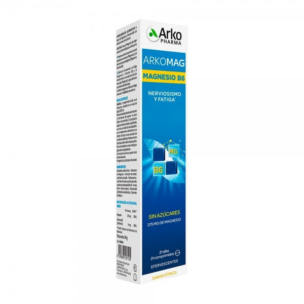 Arkomag Magnesio + Vit. B6 Efervescente 21 Comprimidos...