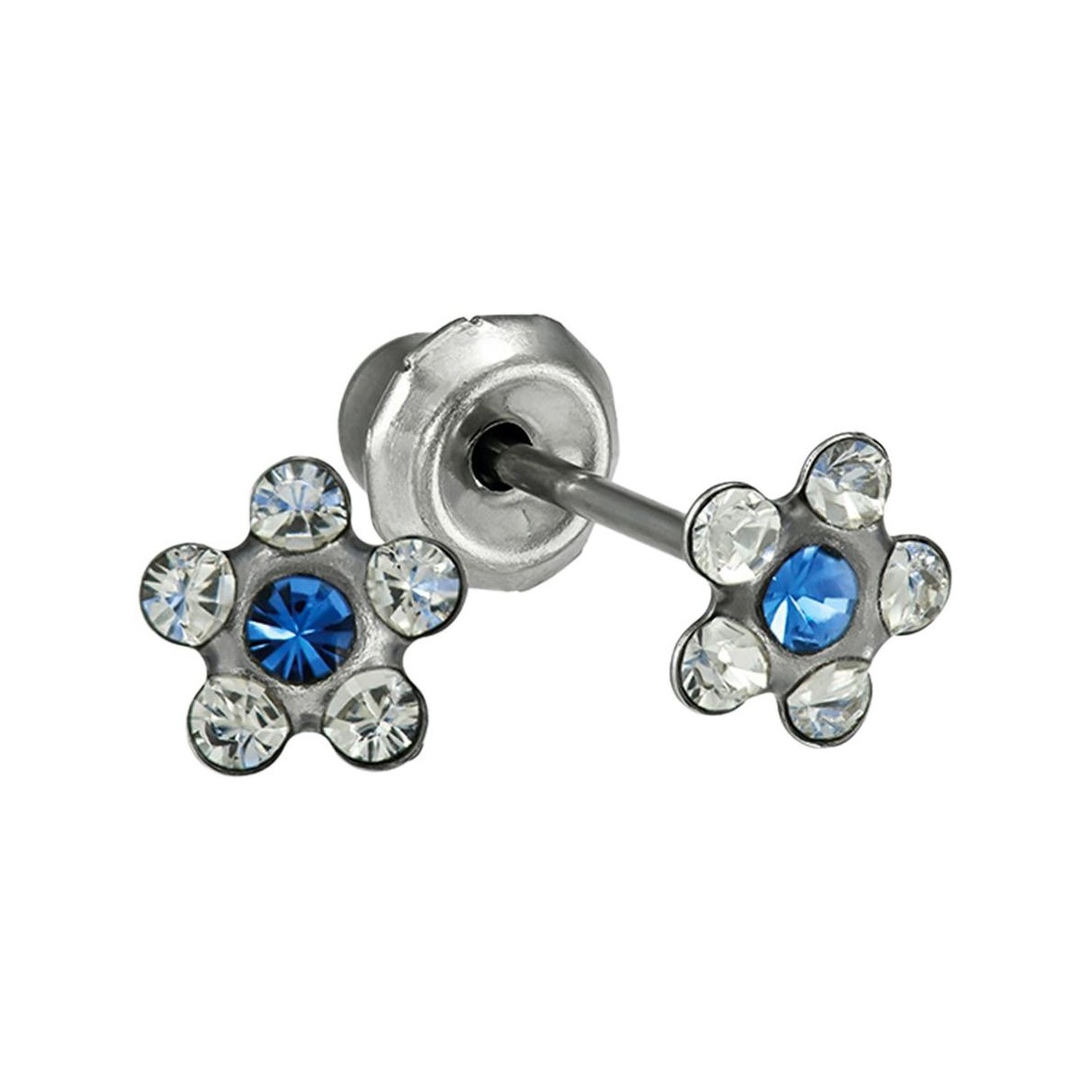 Pendiente Prim Inv 119C Ace-Flor Nat-Azul 2 U