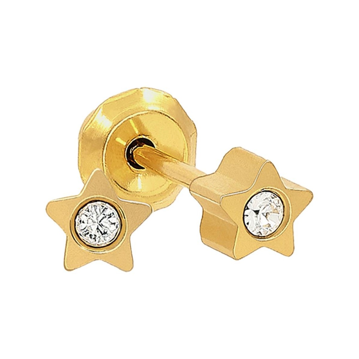 Pendiente Prim Inv 24C 24K-Estr Dor-Nat 2 U