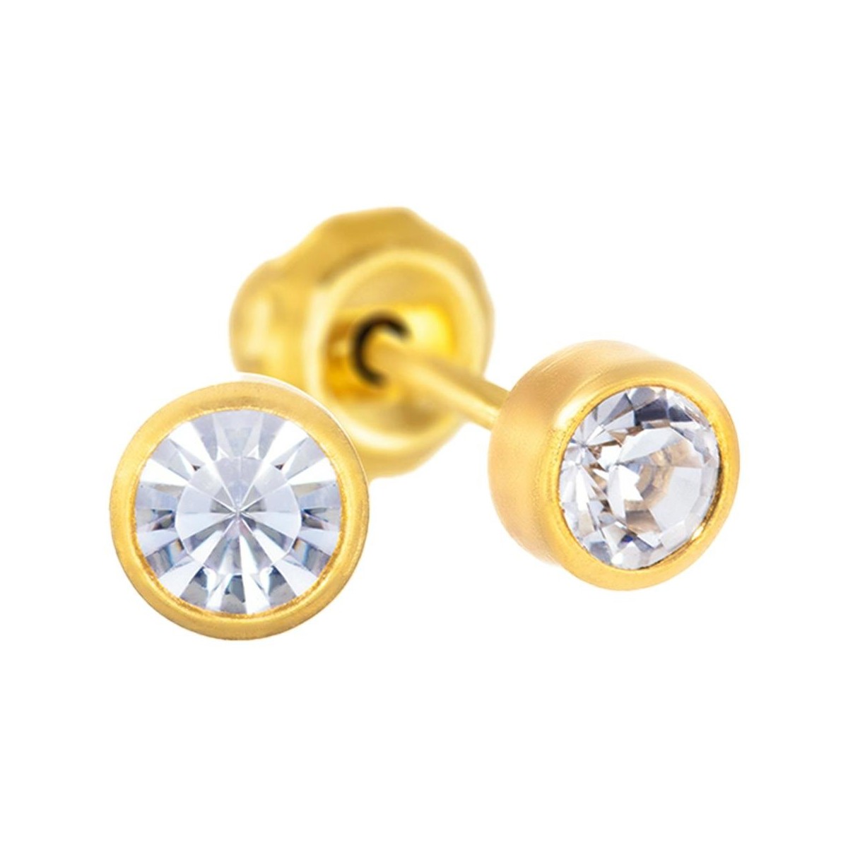 Pendiente Prim Inv 591C 24K-Solit Cris 4 Mm 2 U