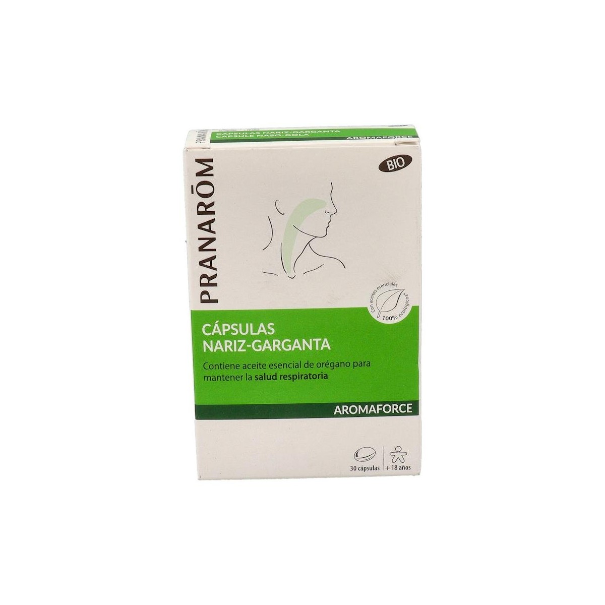 Pranarom Aromaforce Nariz Garganta Bio 30 Caps
